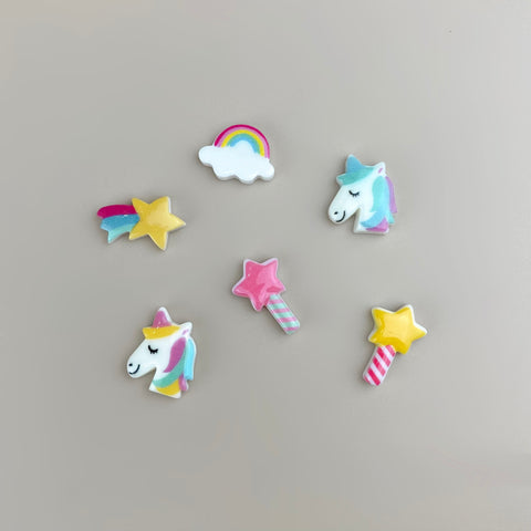 Unicorn-themed Charms for Crafts - DIY resin accessories