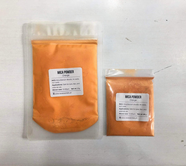 Yellow/Gold/Orange Mica Powder for Soap, Cosmetics, Resin, Slime - 5g / 25g