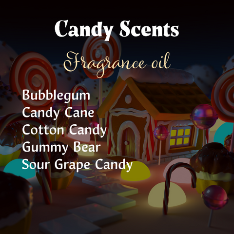 Candy Fragrance Oils for Soap and/or Candles