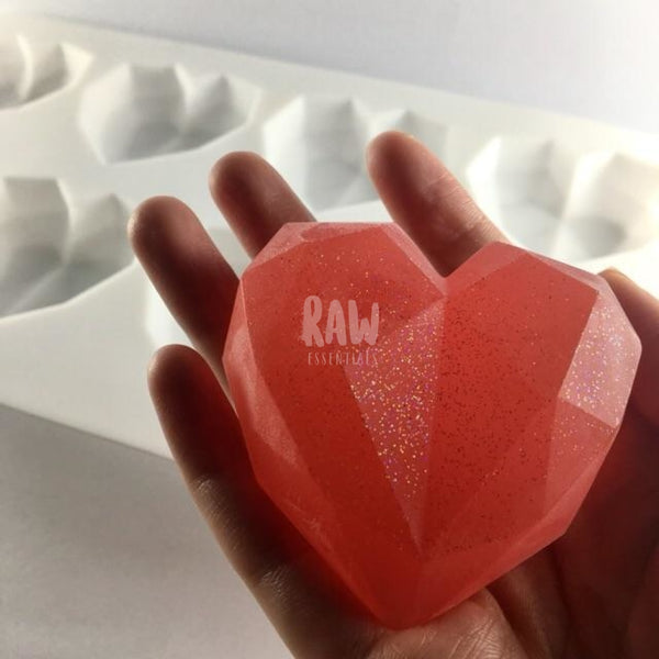 Jewel Heart Silicone Mold | Raw Essentials Philippines