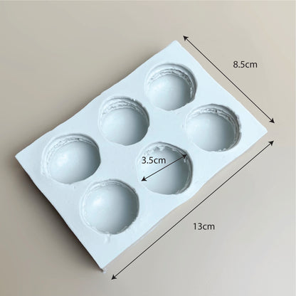 3D Macaroon Silicone Mold