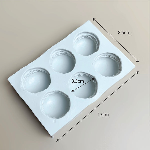 3D Macaroon Silicone Mold