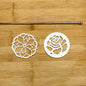 Pull-Through Pattern-Making Soap Tool (Set Of 2) Floral