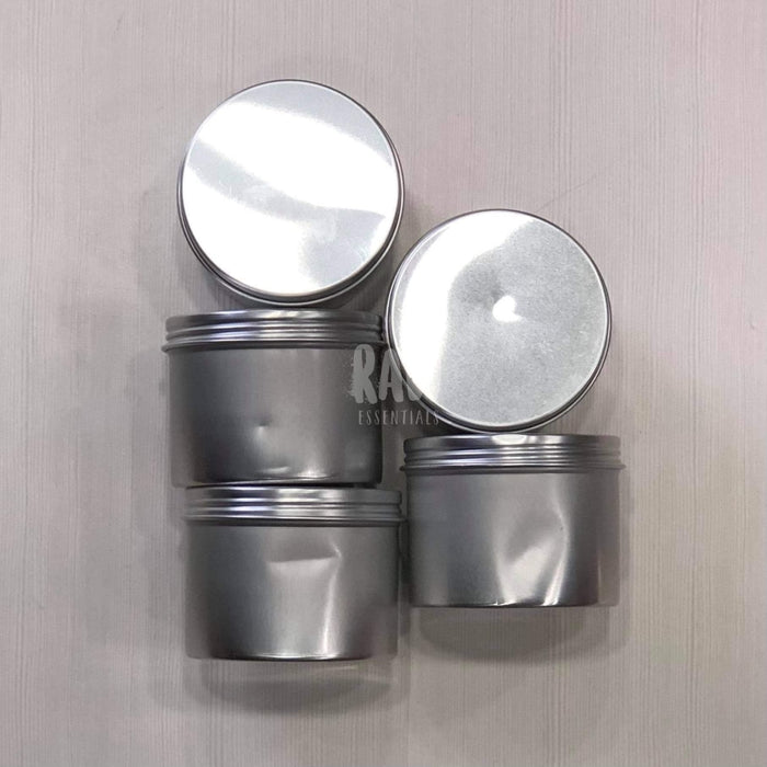 Sale Aluminum/tin Jars - Slightly Dented 5Pc 100G Jars Silver Packaging