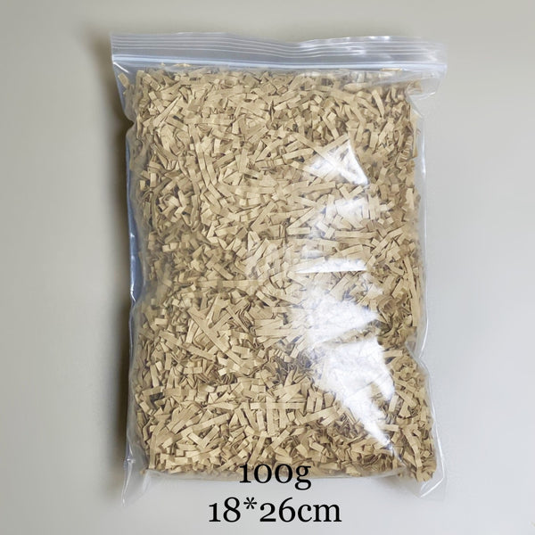 Shredded Kraft Paper Filler 100G Packaging