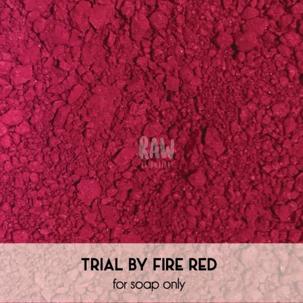Trial by Fire Red Mica Blend – Nurture Soap Making Supplies
