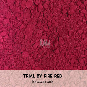 Trial By Fire Red Mica Powder Powders & Neon Pigments