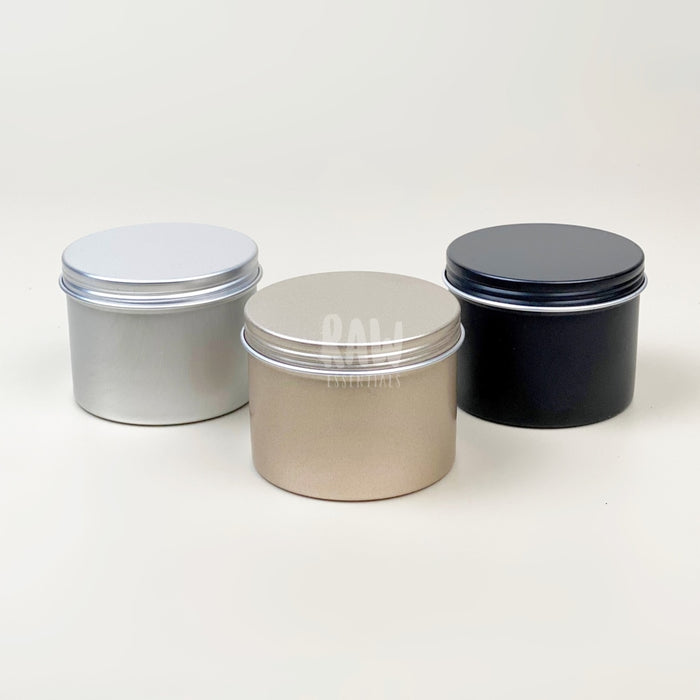 100G Aluminum Jars (32Pc /54Pc) Black / Set Of 54 Packaging
