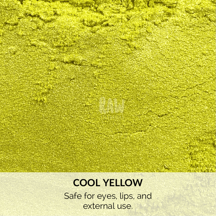 Yellow/orange Mica Powder - 5G Cool Yellow Powders & Neon Pigments