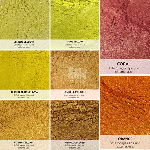 Yellow/orange Mica Powder - 5G Powders & Neon Pigments